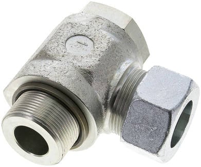 Partbase WHO 30 SM Winkel-Schwenkverschraubung M 42x2-30 S (M42x2), Stahl verzinkt