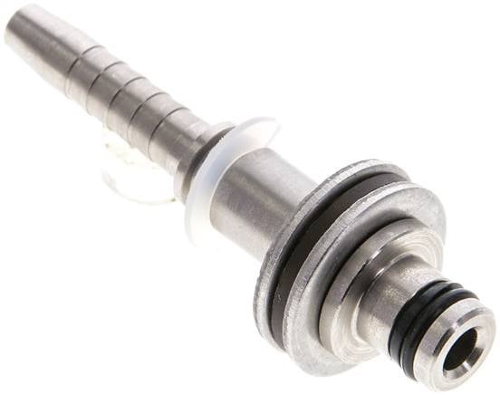Partbase 1.095-4LA10 Pressanschluss STW, Zapfen: Ø 10 mm, Lager: Ø 22 mm, Stahl verzinkt