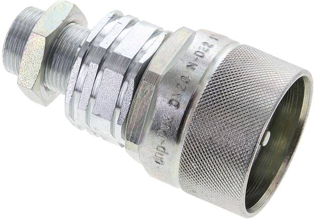 Partbase 561332.4 Schott-Schraubkupplung, Stecker Baugr.4, 15 L (M22x1,5)