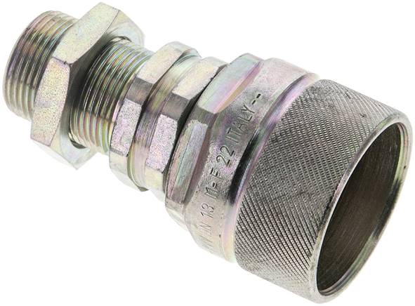 Partbase 571332.3 Schott-Schraubkupplung, Stecker Baugr.3, 16 S (M24x1,5)