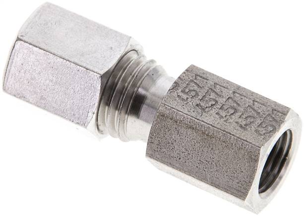 Partbase GAI 6 LM ES Aufschraub-Schneidringverschr. M 10x1-6 L (M12x1,5), 1.4571