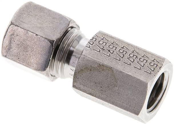 Partbase GAI 8 LM ES Aufschraub-Schneidringverschr. M 12x1,5-8 L (M14x1,5), 1.4571
