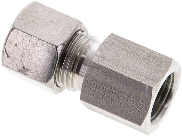 Partbase GAI 10 SM ES Aufschraub-Schneidringverschr. M 16x1,5-10 S (M18x1,5), 1.4571