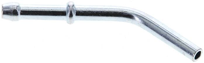 Partbase 861 45 0200 45°-Schlauchnippel Rohr 4, Schl. 3 - 4mm, Stahl verzinkt