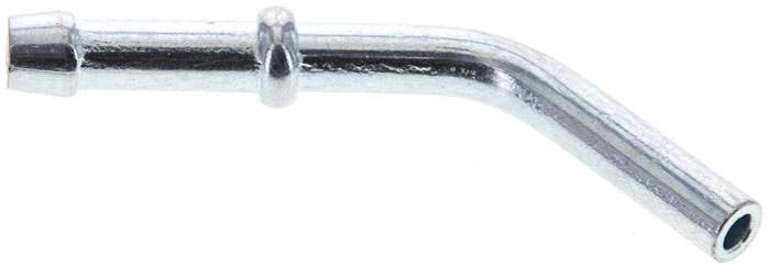 Partbase 861 45 0300 45°-Schlauchnippel Rohr 5, Schl. 4 - 5mm, Stahl verzinkt