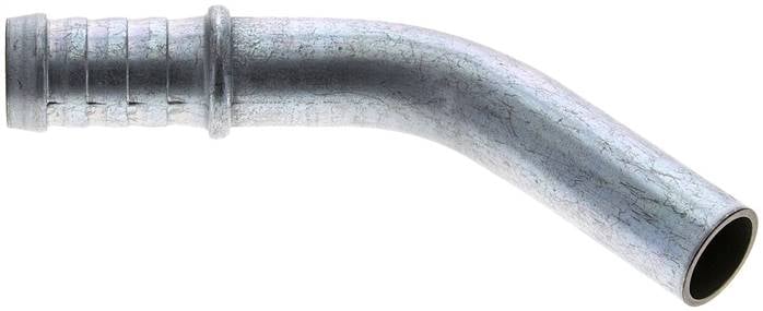 Partbase 861 45 1600 45°-Schlauchnippel Rohr 18, Schl. 17 - 18mm, Stahl verzinkt
