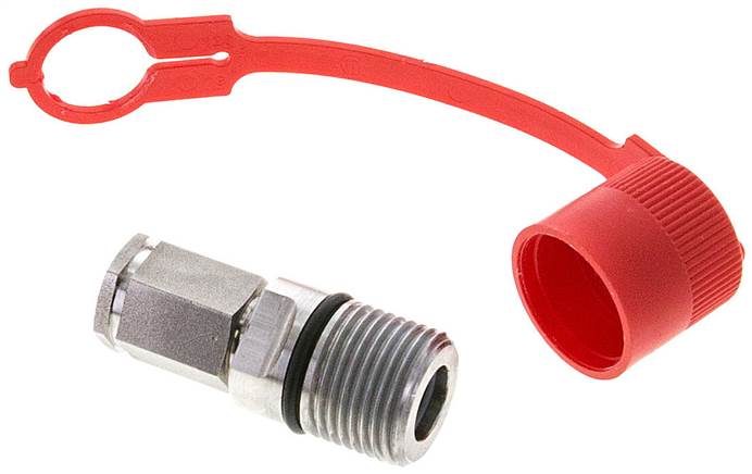 Partbase 510627.1 ES Edelstahl-Schraubkupplung, Muffe Baugr.1, G 1/4"(IG)