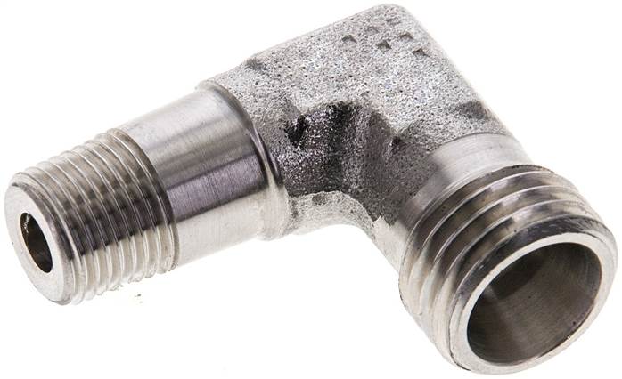 Partbase XWE 8 LR 1/8 ES Winkel-Schneidringverschraub. R 1/8"-8 L (M14x1,5), ohne Mutter & Schneidring, 1.4571