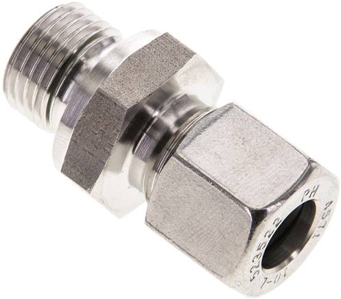 Partbase GE 10 LM M16 ES ED Gerade Schneidringverschr. M 16x1,5-10 L (M16x1,5), 1.4571