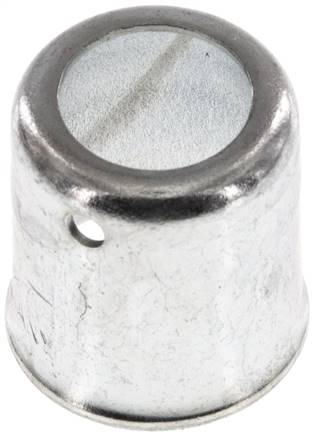 Partbase 221-08 Schlauchhülse für Niederdruckschlauch DN8(14,5 - 15mm) Stahl