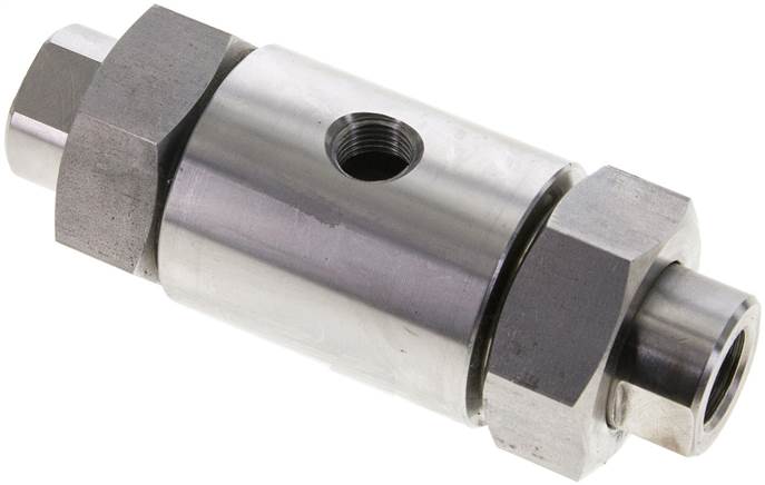 Partbase QVM 38 ES-SI Quetschventil Ruhes.offen Edelst. 3/8" IG SILIKON