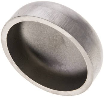 Partbase VK42,430 ESA6 Rohrkappe 42,4x3,0mm, 1.4571, ähnlich DIN 28011