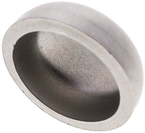 Partbase VK21,320 ESA4 Rohrkappe 21,3x2,0mm, 1.4541, ähnlich DIN 28011