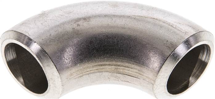 Partbase W21,332A6 Rohrbogen Typ3, 21,3x3,2mm, 1.4571, nahtlos, EN 10253 Typ A (DIN 2605)