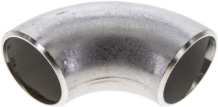Partbase W48,332A6 Rohrbogen Typ3, 48,3x3,2mm, 1.4571, nahtlos, EN 10253 Typ A (DIN 2605)