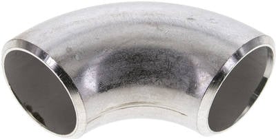 Partbase W48,336A6 Rohrbogen Typ3, 48,3x3,6mm, 1.4571, nahtlos, EN 10253 Typ A (DIN 2605)