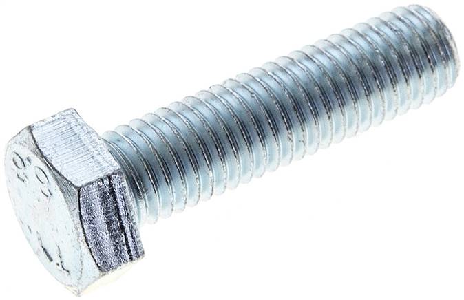 Partbase 933-M12X45 Sechskantschraube DIN 933, M 12x45, Stahl verzinkt 8.8
