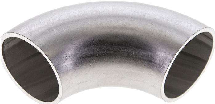 Partbase W3520GA6 Rohrbogen Typ3, 35,0x2,0mm, 1.4571, geschweißt, EN 10253 Typ A (DIN 2605)