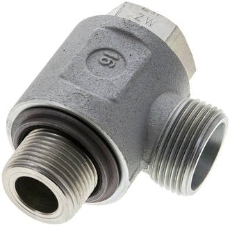Partbase XWHO 20 SR Winkel-Schwenkverschraubung G 3/4"-20 S (M30x2), ohne Mutter & Schneidring, Stahl verzinkt