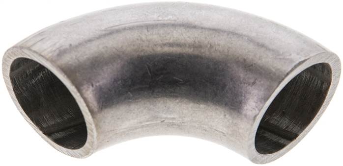 Partbase W21,320GA4 Rohrbogen Typ3, 21,3x2,0mm, 1.4541, geschweißt, EN 10253 Typ A (DIN 2605)