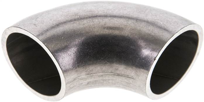 Partbase W33,726GA4 Rohrbogen Typ3, 33,7x2,6mm, 1.4541, geschweißt, EN 10253 Typ A (DIN 2605)
