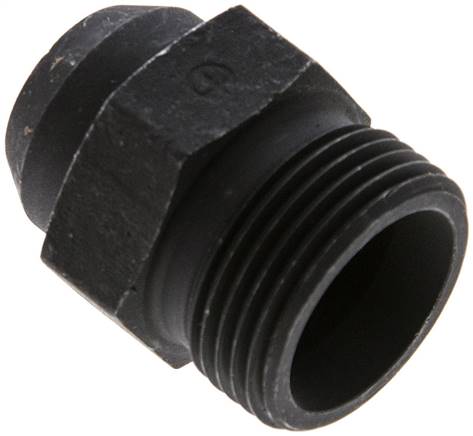 Partbase XAS 20 S Gerade Anschweißverschraubung 20 S (M30x2), ohne Mutter & Schneidring, Stahl phosphatiert