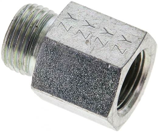 Partbase XGAI 12 LR Aufschraub-Schneidringverschr. G 3/8"-12 L (M18x1,5), ohne Mutter & Schneidring, Stahl verzinkt