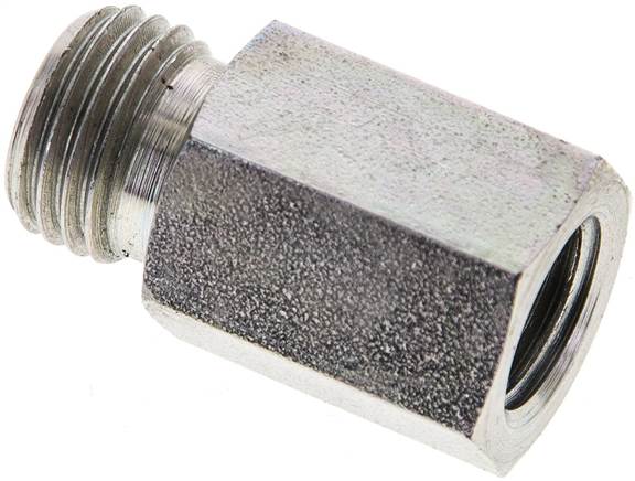 Partbase XGAI 8 LM Aufschraub-Schneidringverschr. M 12x1,5-8 L (M14x1,5), ohne Mutter & Schneidring, Stahl verzinkt