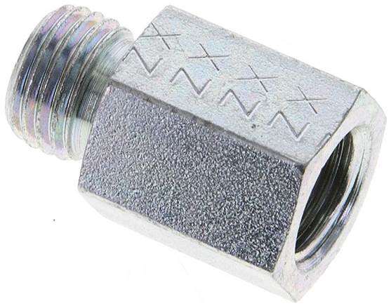 Partbase XGAI 8 LR Aufschraub-Schneidringverschr. G 1/4"-8 L (M14x1,5), ohne Mutter & Schneidring, Stahl verzinkt