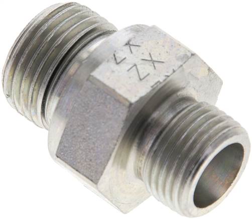 Partbase XGE 10 SR 1/2 ED Gerade Schneidringverschr. G 1/2"-10 S (M18x1,5), ohne Mutter & Schneidring, Stahl verzinkt