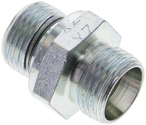 Partbase XGE 12 LM M18 ED Gerade Schneidringverschr. M 18x1,5-12 L (M18x1,5), ohne Mutter & Schneidring, Stahl verzinkt