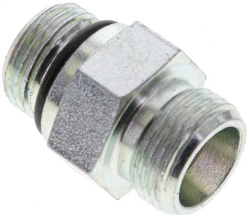 Partbase XGE 12 S 3/4 UNF Gerade Schneidringverschr. UNF 3/4"-16-12 S (M20x1,5), ohne Mutter & Schneidring, Stahl verzinkt