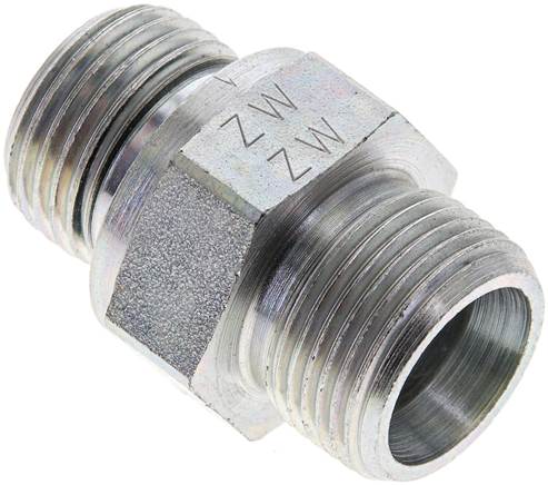 Partbase XGE 14 SR ED Gerade Schneidringverschr. G 1/2"-14 S (M22x1,5), ohne Mutter & Schneidring, Stahl verzinkt