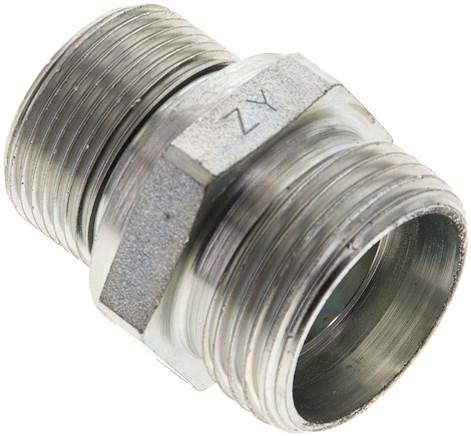 Partbase XGE 22 LM ED Gerade Schneidringverschr. M 26x1,5-22 L (M30x2), ohne Mutter & Schneidring, Stahl verzinkt