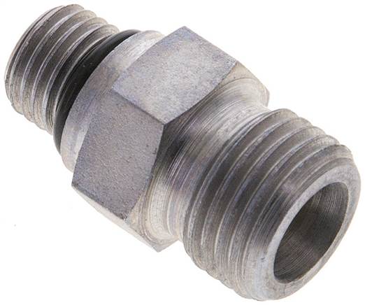 Partbase XGE 8 S 7/16 UNF Gerade Schneidringverschr. UNF 7/16"-20-8 S (M16x1,5), ohne Mutter & Schneidring, Stahl verzinkt