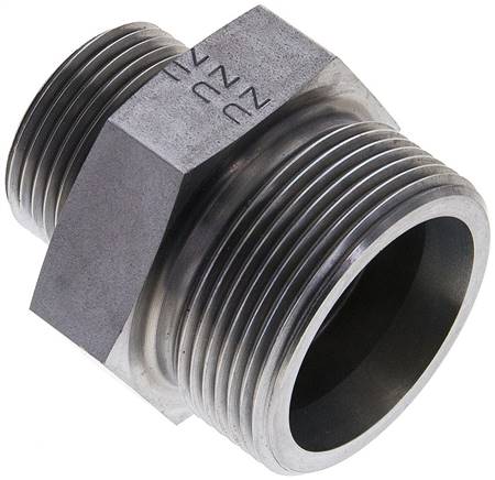 Partbase XGR 30/20 S Reduzierverschraubung 30 S (M42x2)-20 S (M30x2), ohne Mutter & Schneidring, Stahl verzinkt