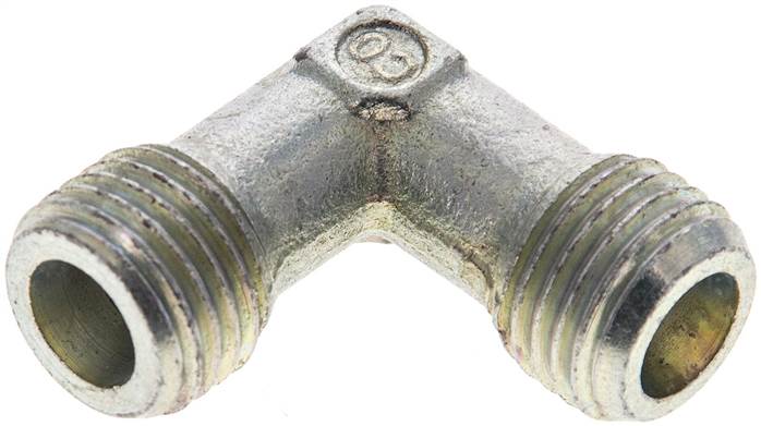 Partbase XW 6 S Winkel-Schneidringverschraubung 6 S (M14x1,5), ohne Mutter & Schneidring, Stahl verzinkt