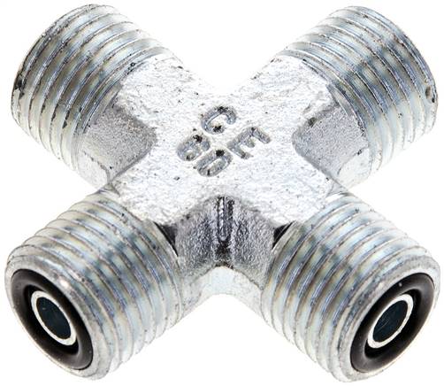 Partbase K 04 ORFS ORFS-Kreuz-Verschraubung UNF 9/16"-18(AG)