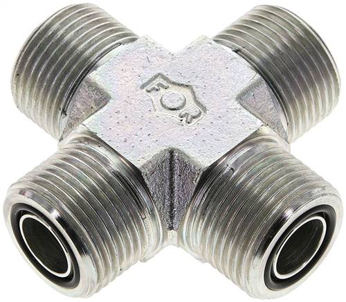 Partbase K 10 ORFS ORFS-Kreuz-Verschraubung UNS 1"-14(AG)