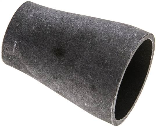 Partbase R48,326/33KST Reduzierstück 48,3x2,6mm - 33,7x2,6mm, P235GH-TC1 Stahl schwarz nahtlos