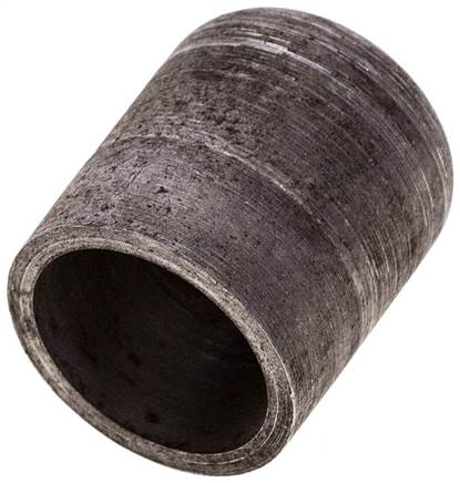 Partbase VK21,320 ST Rohrkappe 21,3x2,0mm, P265GH Stahl schwarz, EN 10253 Typ B (DIN 2617)