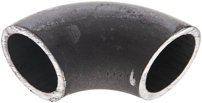 Partbase W26,926ST Rohrbogen Typ3, 26,9x2,6mm, P235GH-TC1 Stahl schwarz, nahtlos, EN 10253 Typ A (DIN 2605)