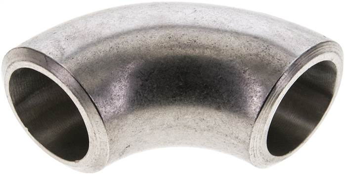 Partbase W3850A6 Rohrbogen Typ3, 38,0x5,0mm, 1.4571, nahtlos, EN 10253 Typ A (DIN 2605)
