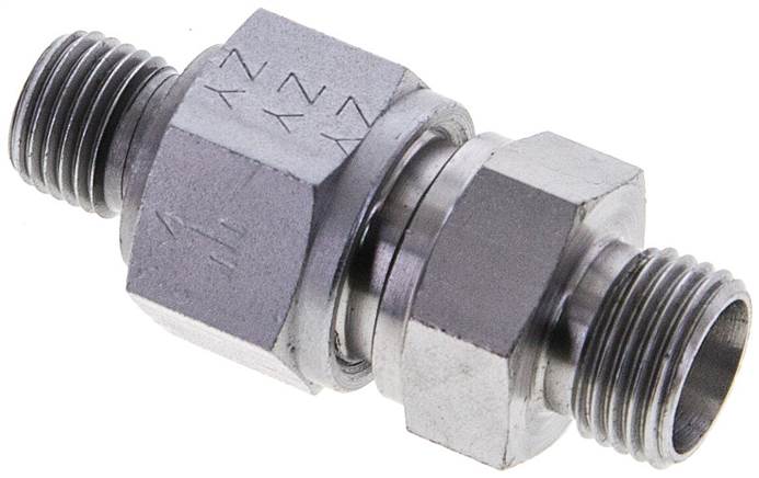 Partbase XRHZ 10 LR Hydraulik-Rückschlagventil 10 L (M16x1,5)-G 1/4", ohne Mutter & Schneidring, Stahl verzinkt
