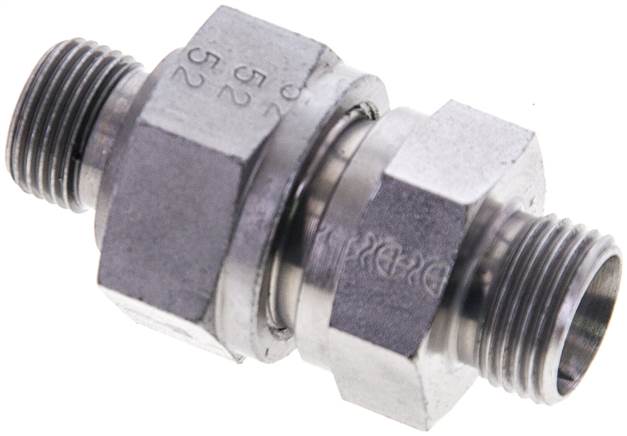 Partbase XRHZ 12 LR Hydraulik-Rückschlagventil 12 L (M18x1,5)-G 3/8", ohne Mutter & Schneidring, Stahl verzinkt