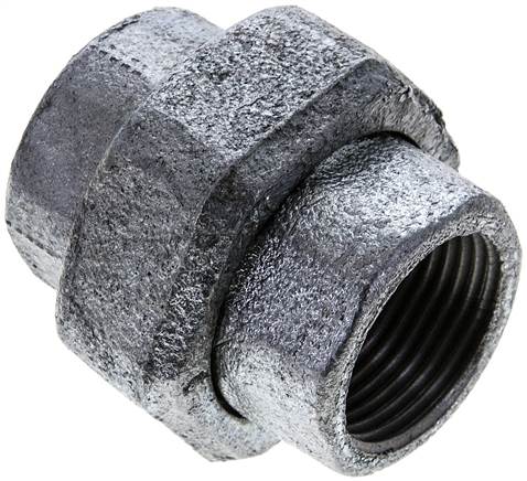 Partbase DNT 1010 IF ST Verschraubung flach dichtend Rp 1" (IG),Temperguss verzinkt