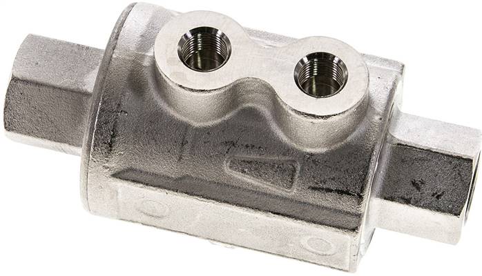 Partbase VIP 38 FO MS-V VIP-Sperrventil, Feder-öffnend, FKM-Dichtung, G 3/8", Messing
