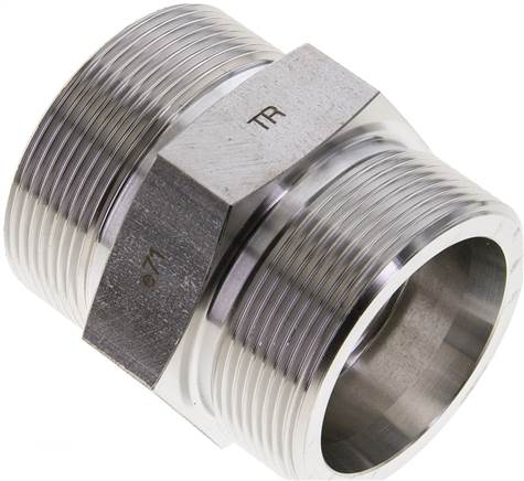 Partbase XG 38 S ES Gerade Schneidringverschraubung 38 S (M52x2), ohne Mutter & Schneidring, 1.4571