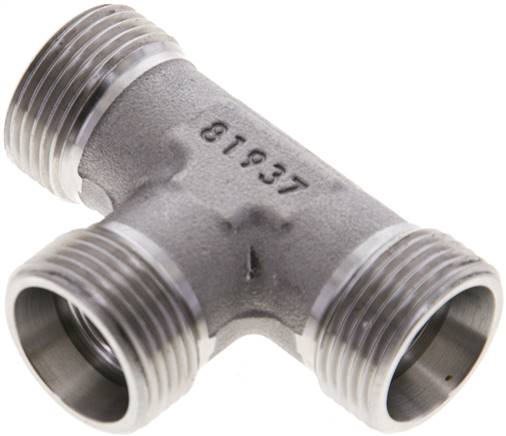 Partbase XT 15 L ES T-Schneidringverschraubung 15 L (M22x1,5), ohne Mutter & Schneidring, 1.4571