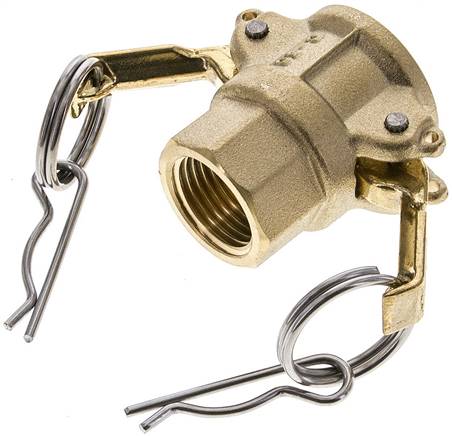 Partbase KLDGI 12 MS Kamlock-Kupplung (D) Rp 1/2"(IG), Messing